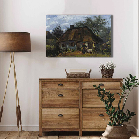 Tablou decorativ, 4570VANGOGH041, Lemn, Multicolor