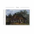 Tablou decorativ, 4570VANGOGH041, Lemn, Multicolor
