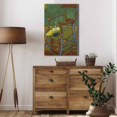 Tablou decorativ, 4570VANGOGH043, Lemn, Multicolor