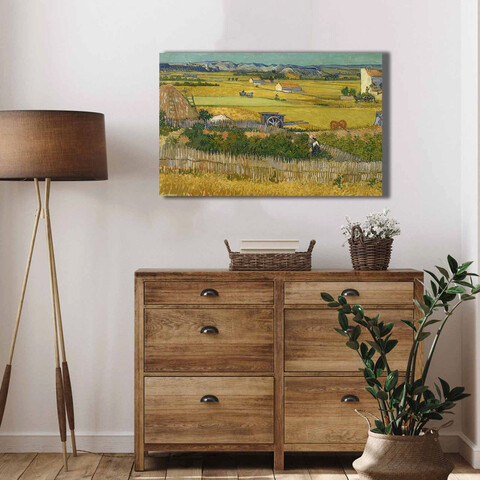Tablou decorativ, 4570VANGOGH044, Lemn, Multicolor