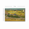 Tablou decorativ, 4570VANGOGH044, Lemn, Multicolor