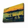 Tablou decorativ, 4570VANGOGH045, Lemn, Multicolor