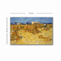 Tablou decorativ, 4570VANGOGH046, Lemn, Multicolor