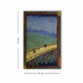 Tablou decorativ, 4570VANGOGH047, Lemn, Multicolor