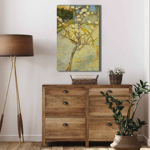 Tablou decorativ, 4570VANGOGH048, Lemn, Multicolor