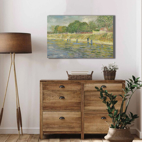 Tablou decorativ, 4570VANGOGH049, Lemn, Multicolor