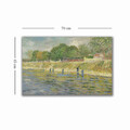 Tablou decorativ, 4570VANGOGH049, Lemn, Multicolor