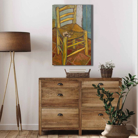 Tablou decorativ, 4570VANGOGH052, Lemn, Multicolor
