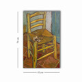 Tablou decorativ, 4570VANGOGH052, Lemn, Multicolor