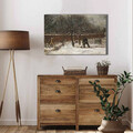 Tablou decorativ, 4570VANGOGH054, Lemn, Multicolor