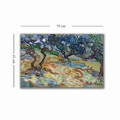 Tablou decorativ, 4570VANGOGH061, Lemn, Multicolor
