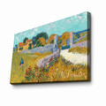 Tablou decorativ, 4570VANGOGH066, Lemn, Multicolor