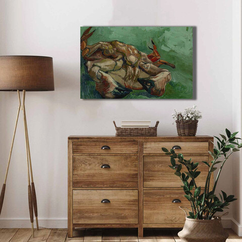 Tablou decorativ, 4570VANGOGH069, Lemn, Multicolor