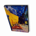 Tablou decorativ, 4570VANGOGH070, Canvas, Lemn, Multicolor