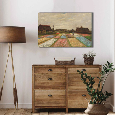 Tablou decorativ, 4570VANGOGH071, Lemn, Multicolor