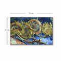 Tablou decorativ, 4570VANGOGH076, Canvas, Lemn, Multicolor