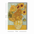 Tablou decorativ, 70100VANGOGH003, Canvas, Lemn, Multicolor