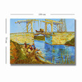 Tablou decorativ, 70100VANGOGH004, Canvas, Lemn, Multicolor