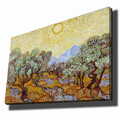 Tablou decorativ, 70100VANGOGH005, Canvas, Lemn, Multicolor