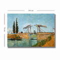 Tablou decorativ, 70100VANGOGH006, Canvas, Lemn, Multicolor