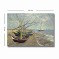 Tablou decorativ, 70100VANGOGH013, Canvas, Lemn, Multicolor