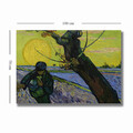 Tablou decorativ, 70100VANGOGH018, Canvas, Lemn, Multicolor