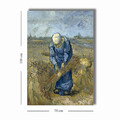 Tablou decorativ, 70100VANGOGH029, Canvas, Lemn, Multicolor