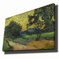 Tablou decorativ, 70100VANGOGH032, Canvas, Lemn, Multicolor