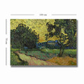 Tablou decorativ, 70100VANGOGH032, Canvas, Lemn, Multicolor