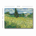 Tablou decorativ, 70100VANGOGH038, Canvas, Lemn, Multicolor