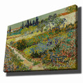 Tablou decorativ, 70100VANGOGH040, Canvas, Lemn, Multicolor