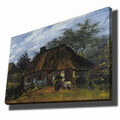 Tablou decorativ, 70100VANGOGH041, Canvas, Lemn, Multicolor