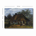 Tablou decorativ, 70100VANGOGH041, Canvas, Lemn, Multicolor