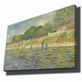 Tablou decorativ, 70100VANGOGH049, Canvas, Lemn, Multicolor