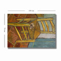Tablou decorativ, 70100VANGOGH052, Canvas, Lemn, Multicolor