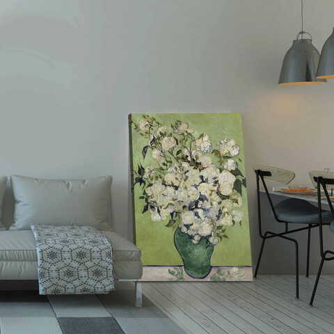 Tablou decorativ, 70100VANGOGH053, Canvas, Lemn, Multicolor