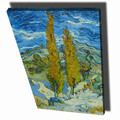 Tablou decorativ, 70100VANGOGH057, Canvas, Lemn, Multicolor