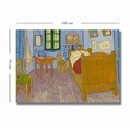 Tablou decorativ, 70100VANGOGH064, Canvas, Lemn, Multicolor