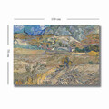 Tablou decorativ, 70100VANGOGH065, Canvas, Lemn, Multicolor
