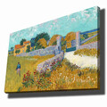 Tablou decorativ, 70100VANGOGH066, Canvas, Lemn, Multicolor