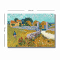 Tablou decorativ, 70100VANGOGH066, Canvas, Lemn, Multicolor