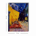 Tablou decorativ, 70100VANGOGH070, Canvas, Lemn, Multicolor