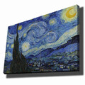 Tablou decorativ, 70100VANGOGH074, Canvas, Lemn, Multicolor