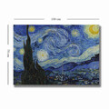 Tablou decorativ, 70100VANGOGH074, Canvas, Lemn, Multicolor