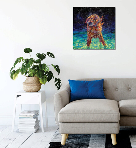 Tablou decorativ, KC425, Canvas imprimat, Multicolor