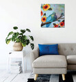 Tablou decorativ, KC426, Canvas imprimat, Multicolor