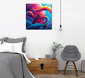 Tablou decorativ, KC428, Canvas imprimat, Multicolor