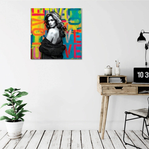 Tablou decorativ, KC429, Canvas imprimat, Multicolor