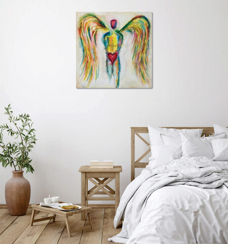 Tablou decorativ, KC432, Canvas imprimat, Multicolor