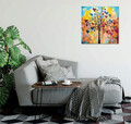 Tablou decorativ, KC434, Canvas imprimat, Multicolor